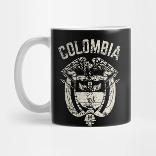 Colombia Libertad Y Orden - Grunge Design Mug
